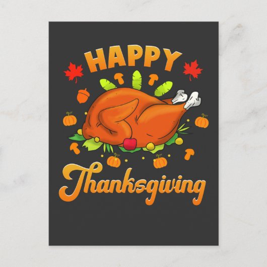 Happy Thanksgiving Briefkaart (Voorkant)