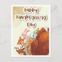 Happy Thanksgiving Briefkaart