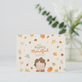 Happy Thanksgiving Briefkaart (Staand voorkant)