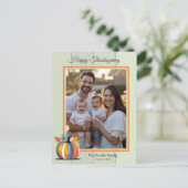 Happy Thanksgiving Briefkaart (Staand voorkant)