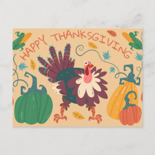 Happy Thanksgiving Briefkaart
