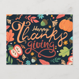 Happy Thanksgiving Briefkaart