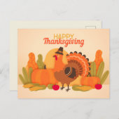 Happy Thanksgiving Briefkaart (Voorkant / Achterkant)