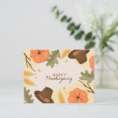 Happy Thanksgiving Briefkaart (Staand voorkant)