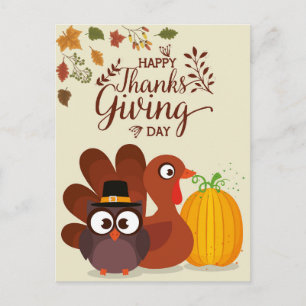 Happy Thanksgiving Briefkaart