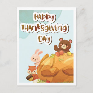 Happy Thanksgiving Briefkaart