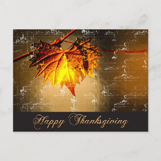 Happy Thanksgiving Briefkaart (Voorkant)