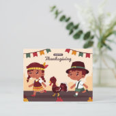 Happy Thanksgiving Briefkaart (Staand voorkant)