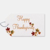 Happy Thanksgiving Cadeaulabel (Achterkant Horizontaal)