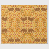 Happy Thanksgiving Cadeaupapier (Vlak)