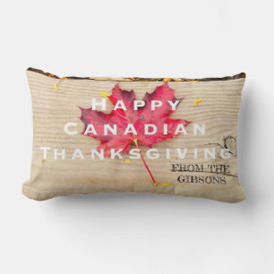 Happy Thanksgiving Canada Thanksgiving Maple Leaf Kussen