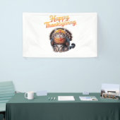 Happy Thanksgiving Cat Turkey Day Herfst Classic T Spandoek (Beurs)