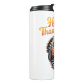 Happy Thanksgiving Cat Turkey Day Herfst Classic T Thermosbeker (Gedraaid links)