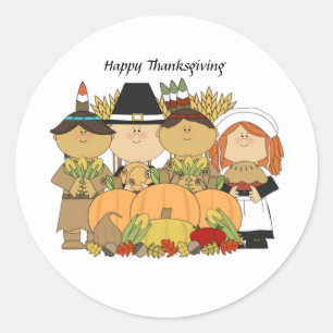 Happy Thanksgiving Children sticker