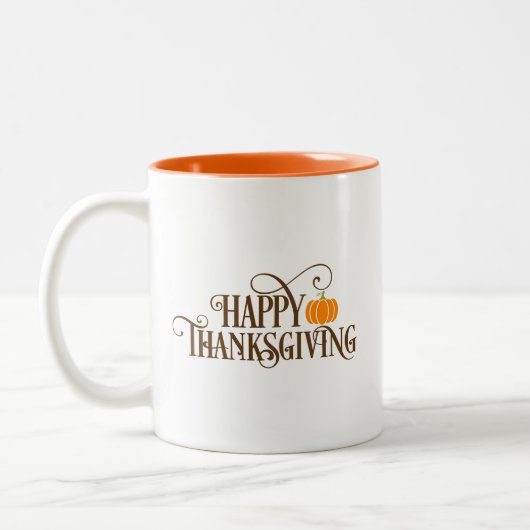 Happy Thanksgiving Coffee Mug (Gauche)