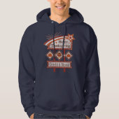 Happy Thanksgiving Dankbaar & Gezegend Retro Teken Hoodie (Voorkant)