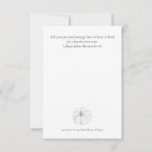 "Happy Thanksgiving" darkblue silvergrey Bedankkaart (Achterkant)