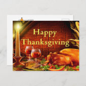 Happy Thanksgiving Day Briefkaart (Voorkant / Achterkant)