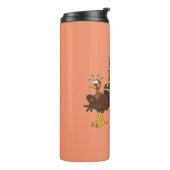 Happy Thanksgiving Day Funny Thermosbeker (Gedraaid links)