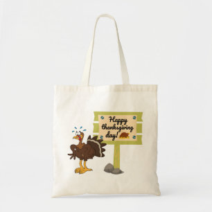 Happy Thanksgiving Day Funny Tote Bag