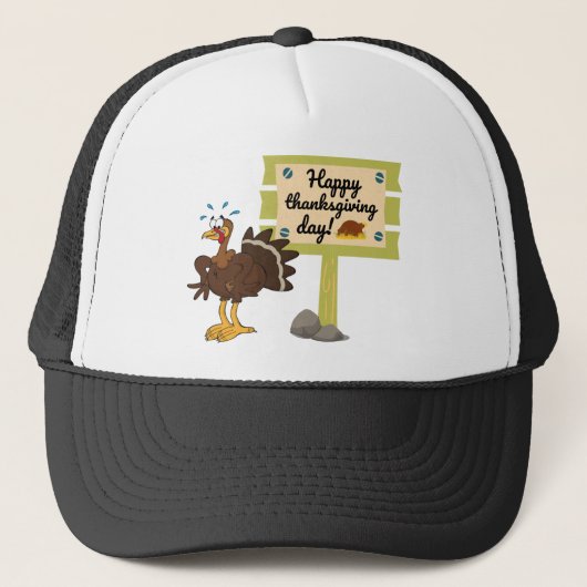 Happy Thanksgiving Day Funny Trucker Pet (Voorkant)