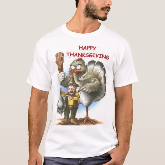 Happy Thanksgiving, die raad T-shirt (Voorkant)
