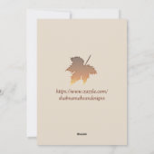  Happy Thanksgiving Feestdagenkaart (Achterkant)