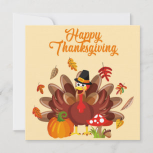 Happy Thanksgiving Feestdagenkaart