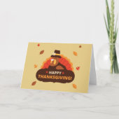 Happy Thanksgiving-feestkaart Kaart (Voorkant)