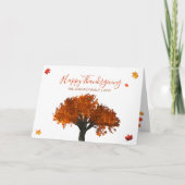 Happy Thanksgiving-feestkaart Kaart (Voorkant)