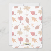 Happy Thanksgiving-foto Feestdagenkaart (Achterkant)