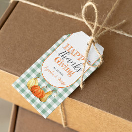 Happy Thanksgiving Friends Pumpkins Cadeaulabel