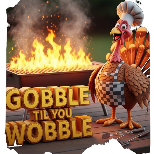 Happy Thanksgiving Funny Turkey Kaart