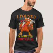 Happy Thanksgiving Gaming Fall Turkey Gamer Boys K T-shirt (Voorkant)