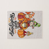 Happy Thanksgiving Gnomes Puzzle Legpuzzel (Horizontaal)