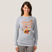 Happy Thanksgiving | Grateful & Blessed Fall T-shirt (Voorkant volledig)