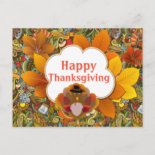 Happy Thanksgiving Greeting Briefkaart
