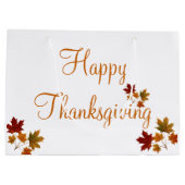 Happy Thanksgiving Groot Cadeauzakje (Achterkant)