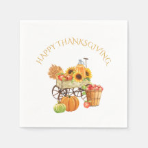 Happy Thanksgiving Harvest Flowers en Produce
