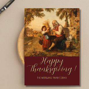 Happy Thanksgiving Harvest Roman Campagna Kaart