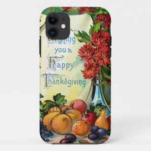 Happy Thanksgiving  Herfst Harvest Art iPhone 11 Hoesje