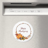 Happy Thanksgiving Herfst krans Magneet (Insitu (Vaatwasser))