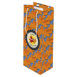 Happy Thanksgiving Herfst Oak Leaf Wijn Cadeautas
