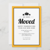 Happy Thanksgiving Holiday Moving Aankondiging (Voorkant)