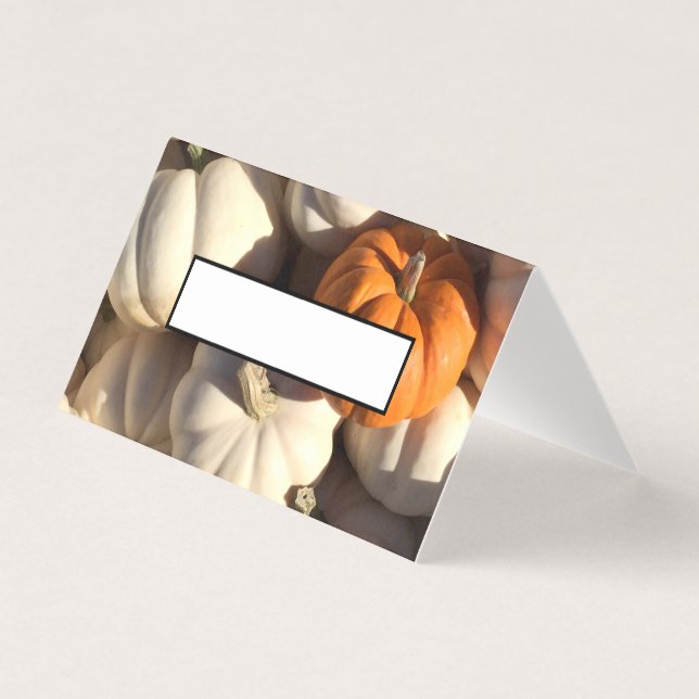 Happy Thanksgiving invulbare naam plaatskaarten Kaart (Voorkant)