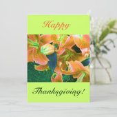 Happy Thanksgiving IV Kaart (Staand voorkant)