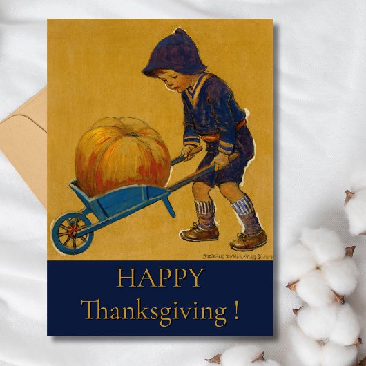 Happy Thanksgiving Jessie Willcox Smith Kaart