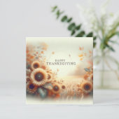 Happy Thanksgiving Kaart (Staand voorkant)