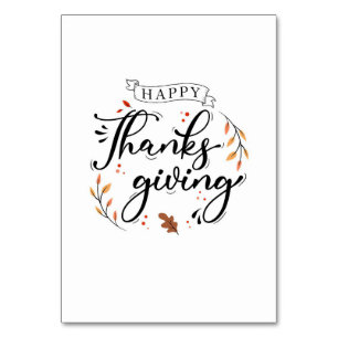 Happy Thanksgiving Kaart