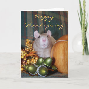 Happy Thanksgiving-kaart Feestdagen Kaart